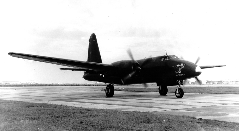 Normally Carrying 2,350 gallons of AVGAS the Turtle had tanks added in the wings, bomb bays, tip tanks which were dropped, and others... All adding up to 8,450 gallons... more than three times normal for the P2V-1. Later Neptunes used some of these tanks for extended range.